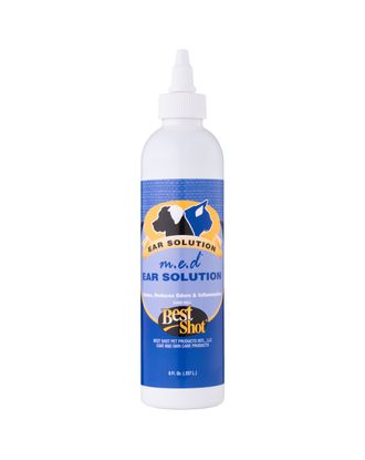 Best Shot M.E.D. Herbal Ear Cleaner - płyn do pielęgnacji uszu zwierząt o działaniu przeciwzapalnym i przeciwgrzybiczym - 237ml
