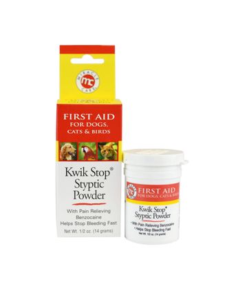Miracle Care Kwik Stop Styptic Powder - proszek tamujący krwawienie, dla psów, kotów i ptaków - 14g