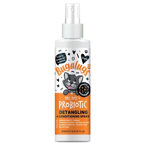Pre, Post + Probiotic Detangling & Conditioning Spray for Cats 200ml - probiotyczny spray ułatwiający rozczesywanie sierści kota