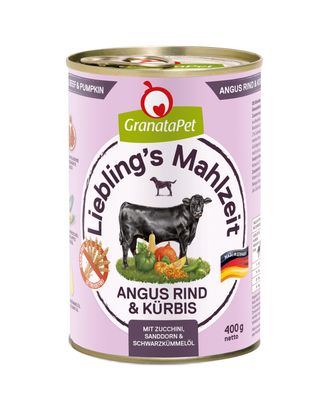 GranataPet Angus Beef & Pumpkin - monobiałkowa bezzbożowa mokra karma dla psa, wołowina i dynia