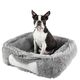 Blovi Bed Fluffy Bone Gray - mięciutkie, puszyste i relaksacyjne legowisko dla psa, szare 