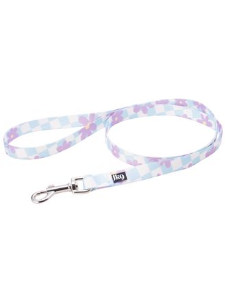 Julius-K9 MoreColor Basic Leash Cartoon 120cm - smycz taśmowa dla psa, w kwiatki