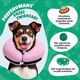 Bencmate Inflatable Collar Pink - pluszowy, dmuchany kołnierz dla psa i kota, różowy