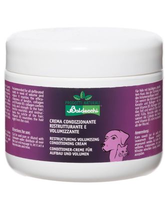 Baldecchi Restructuring Volumising Conditioning Cream - maska restrukturyzująca, nadająca objętość, z kolagenem, keratyną, prowit. B5, koncentrat - 250ml
