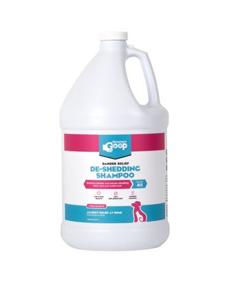 Groomer's Goop Dander Relief De-Shedding Shampoo - przeciwłupieżowy szampon dla psa i kota, ułatwiający usuwanie podszerstka - 3,8L