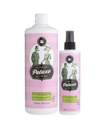 Petuxe Two-Phase Leave in Conditioner - wegańska, dwufazowa odżywka do każdego typu sierści, nawilżająca, ułatwiająca rozczesywanie