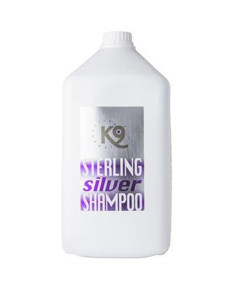 K9 Sterling Silver Shampoo - szampon do białej i srebrnej sierści, uwydatniający kolor psa i kota, koncentrat 1:10 - 5,7L