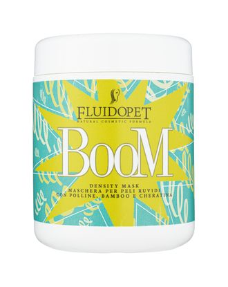 FluidoPet Boom Mask - profesjonalna maseczka z keratyną do szaty kręconej oraz dla terrierów