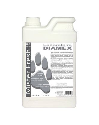 Diamex Mister Fresh - szampon eliminujący nieprzyjemne zapachy z sierści psa, koncentrat 1:8 - 1L