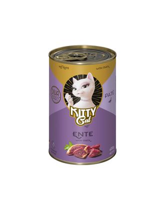Kitty Cat Duck Pate - bezzbożowa mokra karma, pasztet dla kota, z kaczką