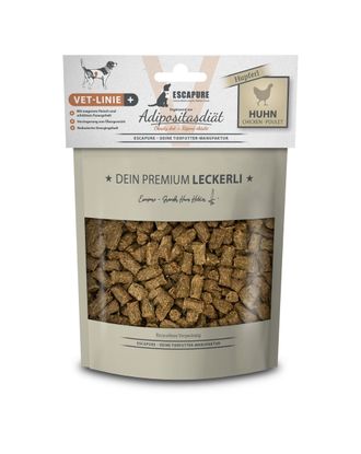 Escapure VET Asdipositasdiat Hupferl Huhn 150g - mięsne przysmaki dla psów z nadwagą, kurczak i indyk