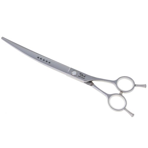 Shernbao Five Star Curved - nożyczki groomerskie z hartowanej stali kobaltowej, gięte