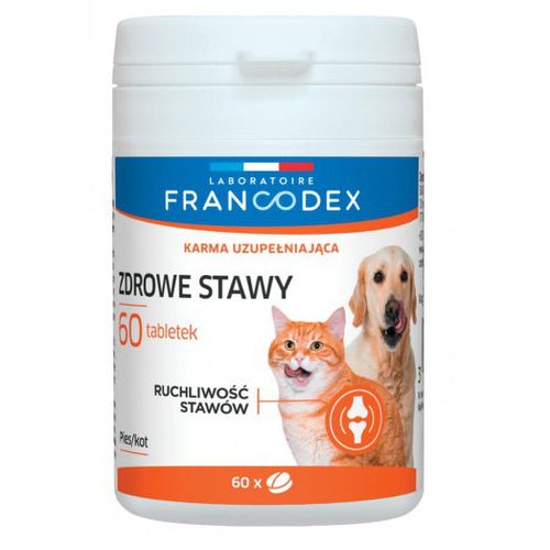 Francodex Zdrowe Stawy 60tbl - preparat  dla psa i kota wspomagający funkcjonowanie stawów i produkcję tkanki chrzęstnej