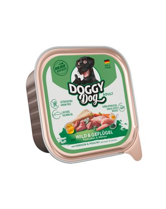 Doggy Dog Venison & Poultry 150g - bezzbożowa mokra karma dla psa, z dziczyzną i drobiem