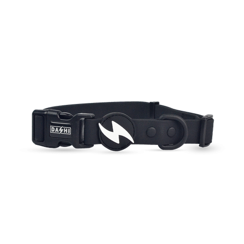 Dashi Colorflex Collar Black - wodoodporna obroża dla psa, czarna