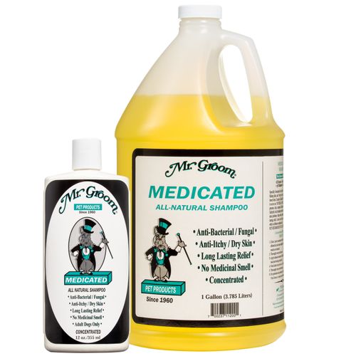 Mr Groom Medicated Shampoo - leczniczy szampon dla psa, do suchej i swędzącej skóry, koncentrat 1:4