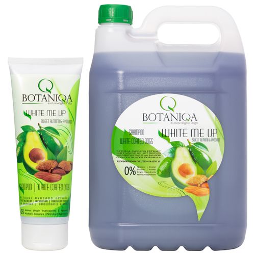 Botaniqa White Me Up Sweet Almond & Avocado Shampoo - szampon dla białych i jasnych psów