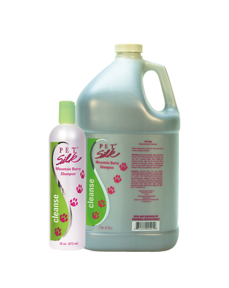 Pet Silk Mountain Berry Shampoo - szampon do każdego typu sierści, o zapachu dojrzałych jagód i górskiego powietrza, koncentrat 1:16