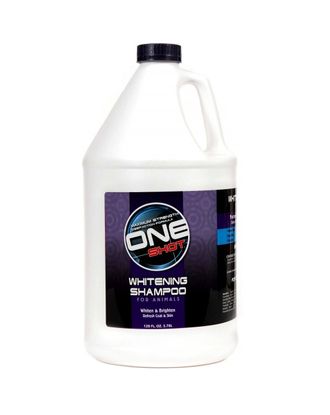 One Shot Whitening Shampoo - profesjonalny szampon do sierści białej i jasnej, koncentrat 1:10 - 3,8L