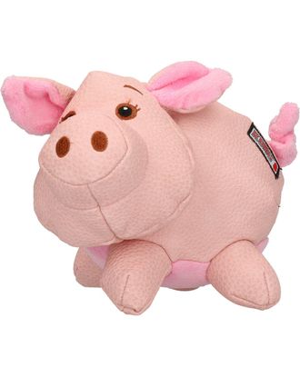 KONG Phatz Pig - zabawka dla psa z ekoskóry, świnka z piszczałką