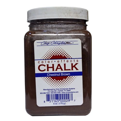 Chris Christensen Chestnut Brown Chalk 170g - puder koloryzujący, kasztanowy brąz