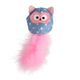 Flamingo Cat Winny Owl 14cm - sowa zabawka dla kota, z piórkiem boa i kocimiętką, szeleszcząca