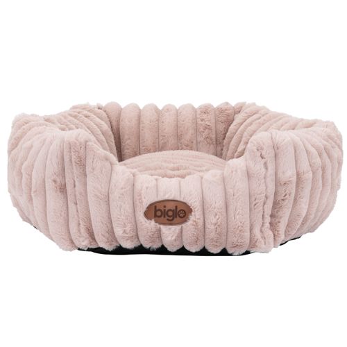 Biglo Cobe Hexagon Pink - eleganckie i mięciutkie legowisko dla psa i kota, różowe