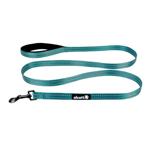 Alcott Adventure Leash 180cm Blue - odblaskowa smycz taśmowa dla psa, niebieska