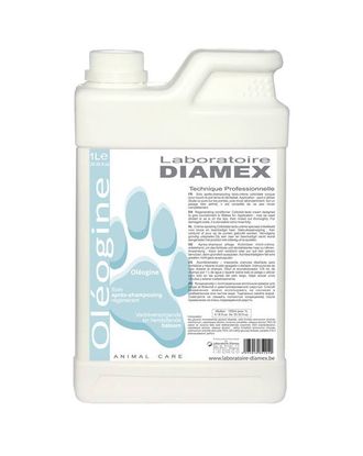 Diamex Oleogine Conditioner - regenerująca koloidalna odżywka do sierści, z organicznym olejem kokosowym, koncentrat 1:8 - 1L