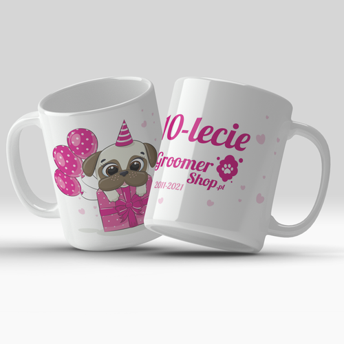 Kubek 10-lecie GroomerShop