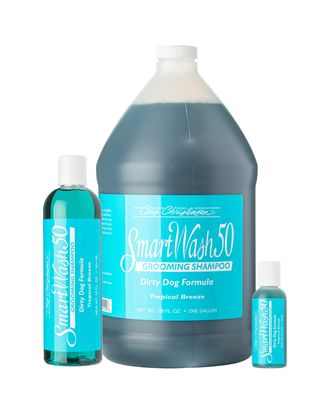 Chris Christensen Smart Wash Tropical Breeze Shampoo - szampon głęboko oczyszczający dla psa i kota, o zapachu morskiej bryzy, koncentrat 1:50