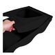 Flamingo Dog Step Fola Black - schody dla psa do 50kg, z tworzywa, czarne, 38x46x38cm