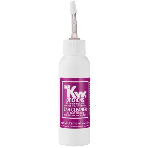 KW Ear Cleaner 100ml - płyn do czyszczenia uszu psa i kota, z aloesem i piroktolaminą