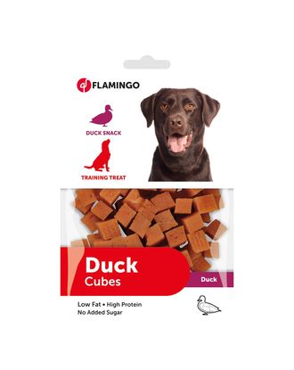 Flamingo Snack Duck Cubes - smaczki treningowe dla psa, z kaczką - 170g