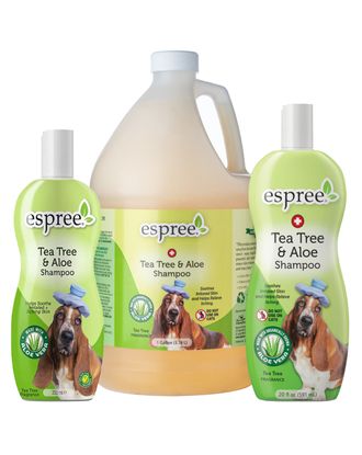 Espree Tea Tree & Aloe Shampoo - leczniczy szampon do podrażnionej skóry psa, koncentrat 1:5