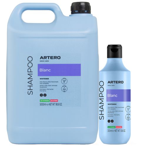 Artero Blanc Shampoo - szampon dla psa podkreślający kolor, do sierści białej, czarnej i srebrnej