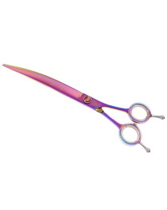 P&W ButterFly Curved Scissors - profesjonalne nożyczki groomerskie, gięte