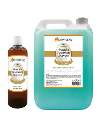 DezynaDog Crown & Glory Intensive Nourishing Shampoo - wysoko odżywczy i oczyszczający szatę szampon dla psów wystawowych, koncentrat 1:10