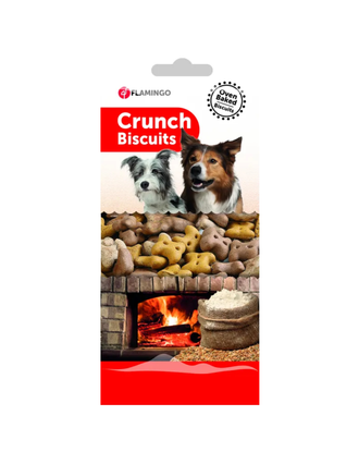 Flamingo Crunch Biscuits Mini Bones 500g - kruche ciasteczka dla psa, wegetariańskie