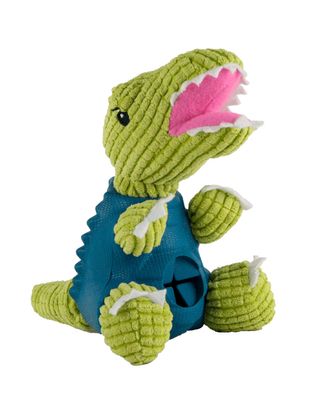 Dashi Rexi Dino Toy - zabawka dla psa, dinozaur z otworem na smakołyki, zielony