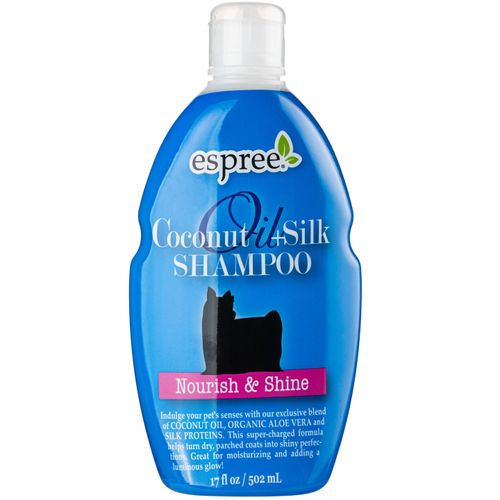 Espree Coconut Oil & Silk Shampoo - odżywczo-nabłyszczający szampon dla psa, koncentrat 1:8