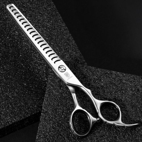 Jargem Grooming Satin Chunker - poręczne degażówki jednostronne z satynowym wykończeniem, 18 ząbków