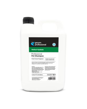 Groom Professional Herbal Hydrate Shampoo 4L - rewitalizujący sierść szampon ziołowy, koncentrat 1:10