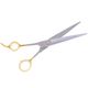 P&W Rony De Munter Left Scissors 8" - profesjonalne nożyczki groomerskie dla osób leworęcznych, proste