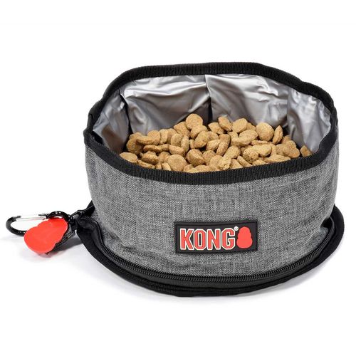 KONG Travel Fold-Up Bowl - miska podróżna dla psa i kota