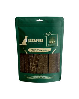 Escapure Stangerl Wild 150g - naturalne przysmaki dla psa, mięsne paski z dziczyzny