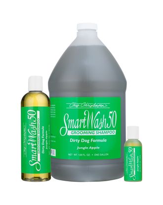 Chris Christensen Smart Wash Jungle Apple Shampoo - szampon głęboko oczyszczający dla psów i kotów, o zapachu jabłka, ananasa i lasu deszczowego, koncentrat 1:50