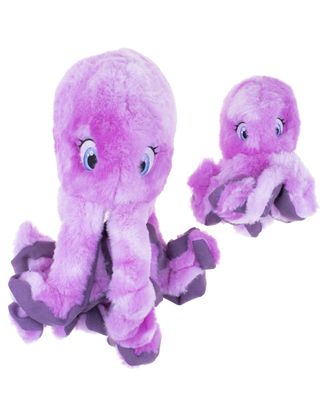 KONG SoftSeas Octopus - uroczy pluszak dla psa, ośmiornica z piszczałką