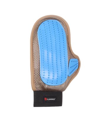Flamingo Scrub Glove - rękawica do sierści, do wyczesywania i masażu