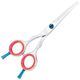 P&W Oceane Titanium Safety Left Curved Scissors 5" - nożyczki bezpieczne gięte dla osób leworęcznych